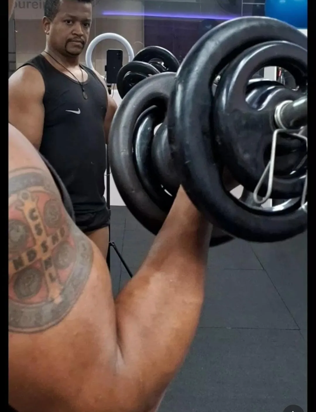 Registro real de treino na academia com o Giovani, foto 16